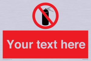 Custom prohibition no aerosol